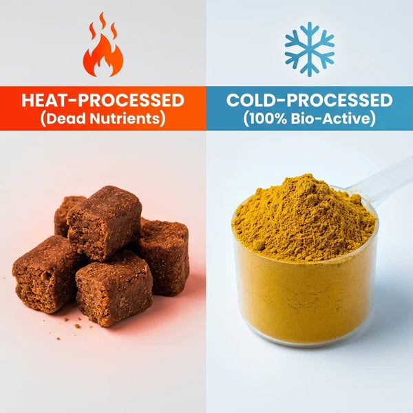 Reason #9: The "Heat" Deception: Why Soft Chews Are Often "Dead Food"