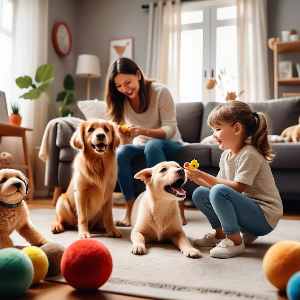 Training dogs, New dogs to family